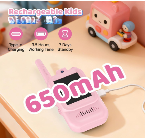 📹 Kids Video Walkie Talkie – HD Video Calling Toy for Kids