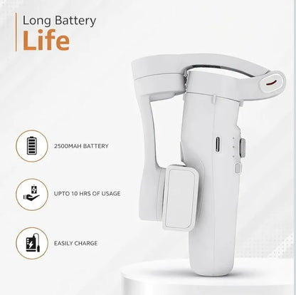 M1 3-Axis Merak One Handheld Smartphone Gimbal Stabilizer (Foldable, One-Key Orientation Switch, Built-in Tripod)