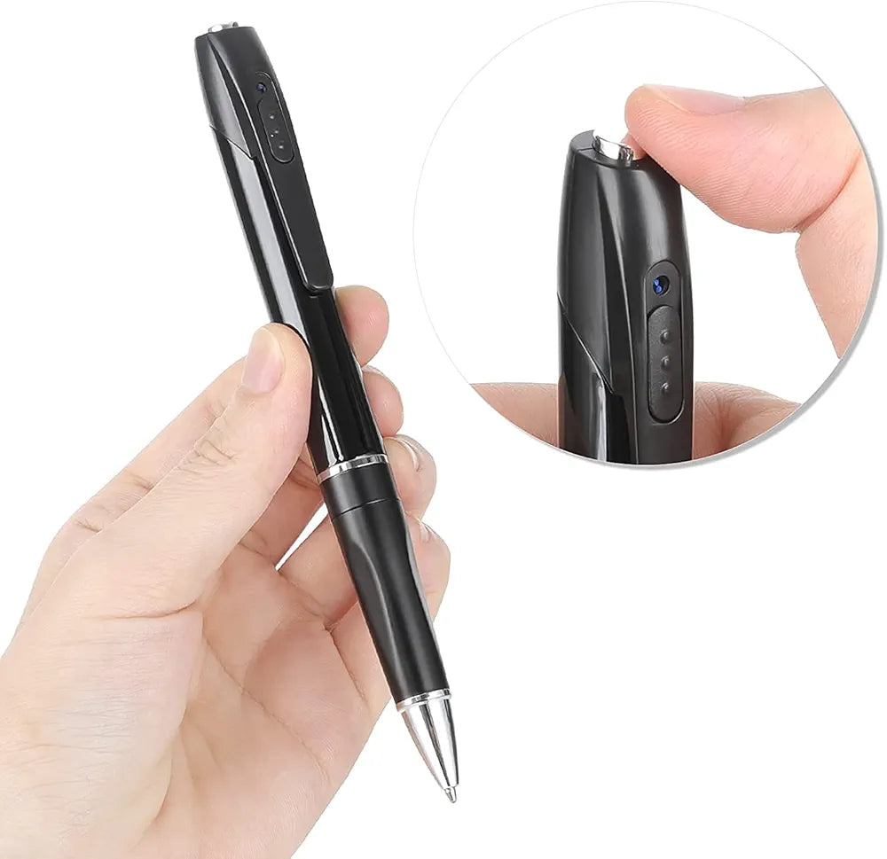 Zinzo 3-in-1 Premium HD 1080P Spy Camera Pen (32GB Included) 🖊️🎥